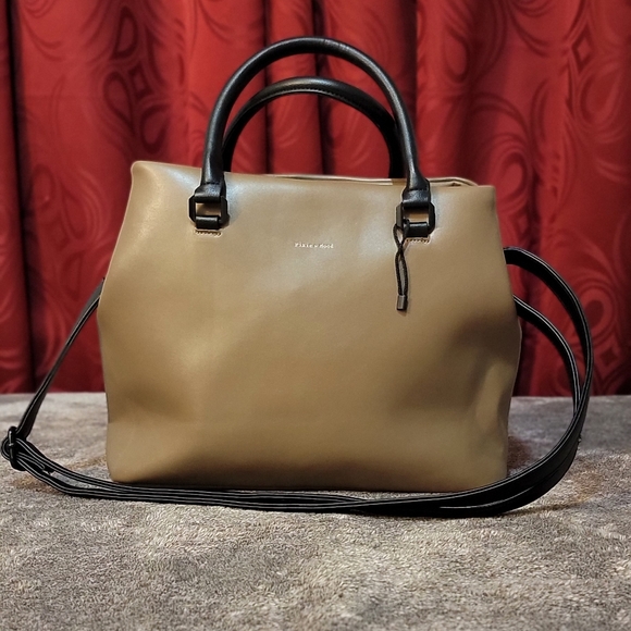 🔥Hot Sale🔥Pixie Mood Taupe Handbag With Cross Body Strap |Like New| - Picture 2 of 16